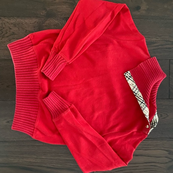 Vintage Red Burberry Sweater - Picture 2 of 8